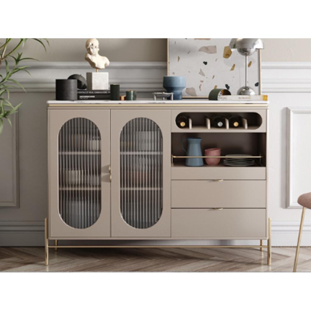 خزانة بوفية جانبية ديسكفري - لون بيج